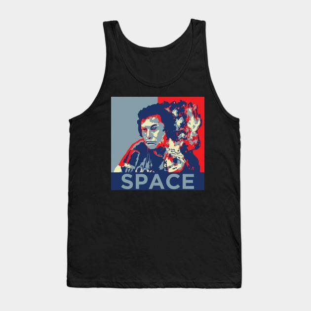 Elon Musk - Space poster Tank Top by raulchirai